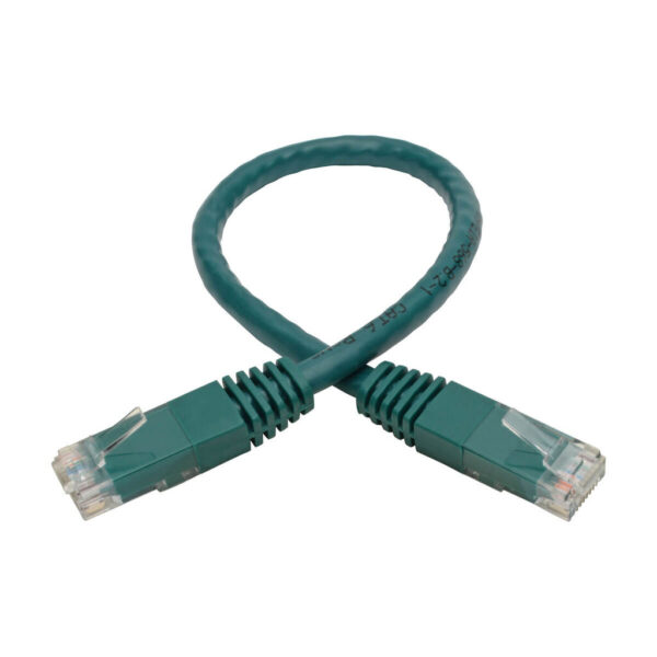5be45d22414fa535c06b41c86905d1ae Tripp Lite series Cat6 Gigabit Molded (UTP) Ethernet Cable (RJ45 M/M), PoE, Green, 1 ft. (0.31 m)