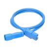 Tripp Lite series Power Cord C14 to C15 - Heavy-Duty, 15A, 250V, 14 AWG, 3 ft. (0.91 m), Blue