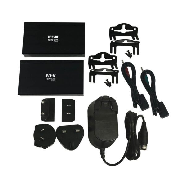 Tripp Lite series HDMI over Cat6 Extender Kit, KVM Support, 4K 60Hz, 4:4:4, USB/IR, PoC, HDR, HDCP 2.2, 230 ft., TAA