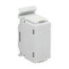Tripp Lite series Cat6a Shielded In-Line DIN-Rail Mountable Snap-In Coupler (RJ45 F/F), TAA