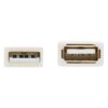 Tripp Lite series Safe-IT USB 2.0 Antibacterial Extension Cable (A M/F), USB 2.0, White, 6 ft. (1.83 m)