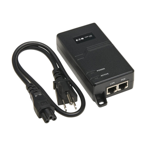 5c70f19d454b1895092f104c76e15f78 Tripp Lite series Gigabit PoE+ Midspan Active Injector - IEEE 802.3at/802.3af, 30W, 1 Port