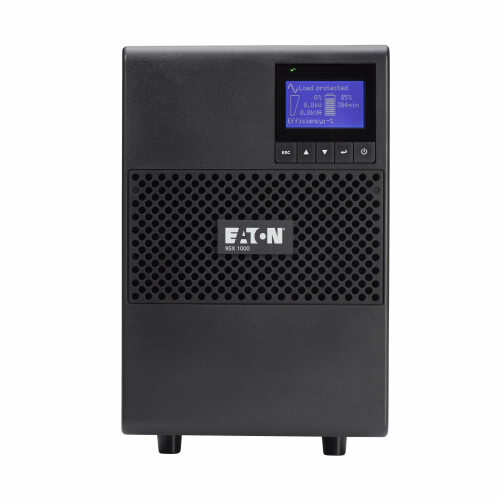 Eaton 9SX 1000VA 900W 120V Online Double-Conversion UPS - 6 NEMA 5-15R Outlets, Cybersecure Network Card Option, Extended Run, Tower