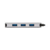 Tripp Lite series 3-Port USB-C Hub - USB 3.x (5Gbps) Hub Ports, Gigabit Ethernet, Thunderbolt 3, 100W PD Charging, Aluminum Housing