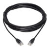 5cea59ab564e0fbbd94c173bf1dc3b39 Tripp Lite series Cat6a 10G Snagless Molded Slim UTP Ethernet Cable (RJ45 M/M), Black, 15 ft. (4.57 m)