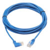 Tripp Lite series Right-Angle Cat6 Gigabit Molded Slim UTP Ethernet Cable (RJ45 Right-Angle M to RJ45 M), Blue, 20 ft. (6.09 m)