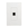 Tripp Lite series HDMI All-in-One Keystone/Panel Mount Angled Coupler (F/F), Black