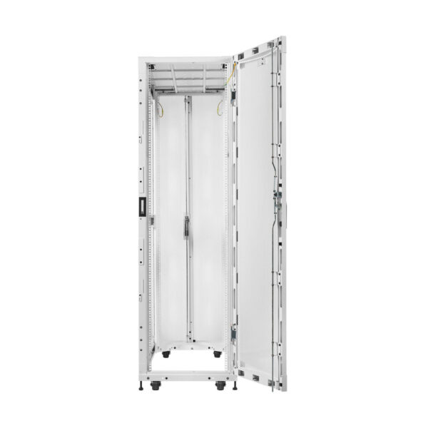 Eaton SmartRack 45U Extra-Deep Standard-Width Heavy-Duty Rack Enclosure Cabinet for AI Servers, White