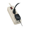 Tripp Lite series Industrial Power Strip, 4-Outlet, 6 ft. (1.8 m) Cord, 5-15P, Lighted On/Off Switch