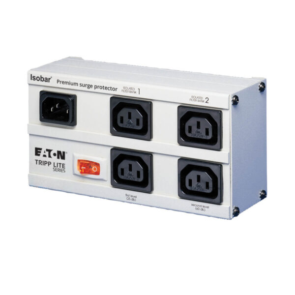 5d2b3e8708d050ade7701cbe9bd4862f Tripp Lite series Isobar 4-Outlet 230V Surge Protector, Detachable 6 ft. (1.83 m) Cord, 680 Joules, Metal Housing
