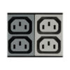 Tripp Lite series 14.4kW 3-Phase Local Metered PDU, 208V Outlets (36 C13, 6 C19, 3 L6-30R) Hubbell 50A CS8365C, 6 ft. (1.83 m) Cord, 0U Vertical, TAA