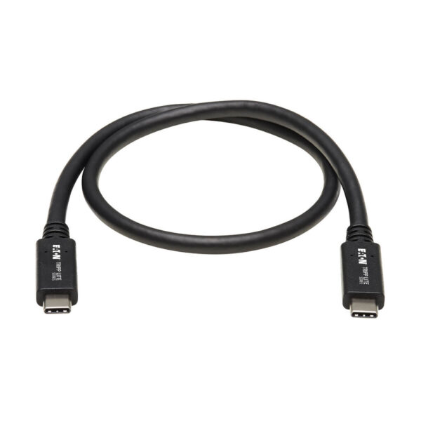 5d5490e277a403a12f071f82c701c81a Tripp Lite series USB-C Cable (M/M) - USB 3.2, Gen 2 (10 Gbps), 5A (100W) Rating, Thunderbolt 3 Compatible, 20-in. (50.8 cm)