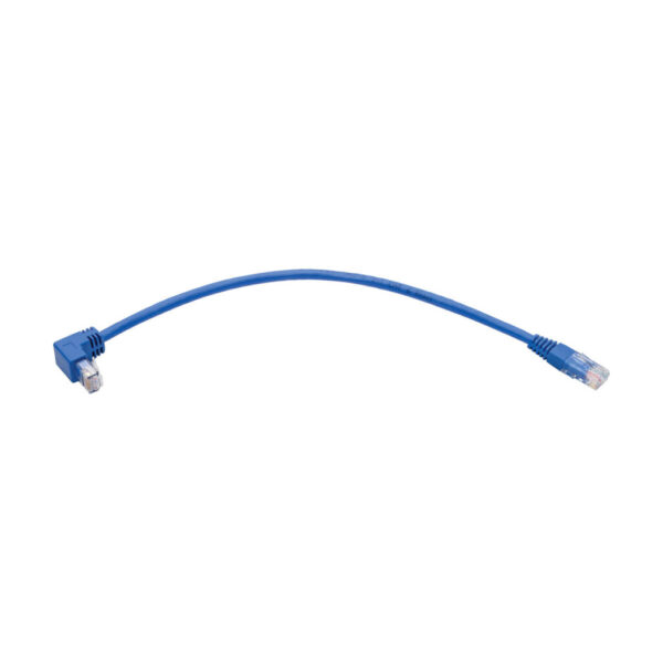 5d5e8fbcdb87dfb5e64a3a01676e982f Tripp Lite series Down-Angle Cat6 Gigabit Molded UTP Ethernet Cable (RJ45 Right-Angle Down M to RJ45 M), Blue, 1 ft. (0.31 m)