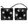 Tripp Lite series SmartRack Wall-Mount Roof Fan Kit - 2-120V high-performance fans; 210 CFM; 5-15P plug
