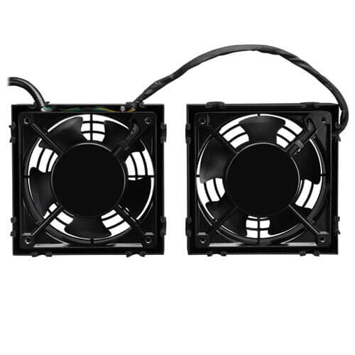 Tripp Lite series SmartRack Wall-Mount Roof Fan Kit - 2-120V high-performance fans; 210 CFM; 5-15P plug