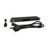 Tripp Lite series 1.6-3.8kW Single-Phase 100-240V Basic PDU, 14 Outlets (12 C13 & 2 C19), C20 with L6-20P Adapter, 12 ft. (3.66 m) Cord, 1U Rack-Mount