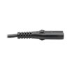 Tripp Lite series European Computer Power Cord, C7 to Schuko, 2.5A, 250V, 18 AWG, 6 ft. (1.83 m), Black