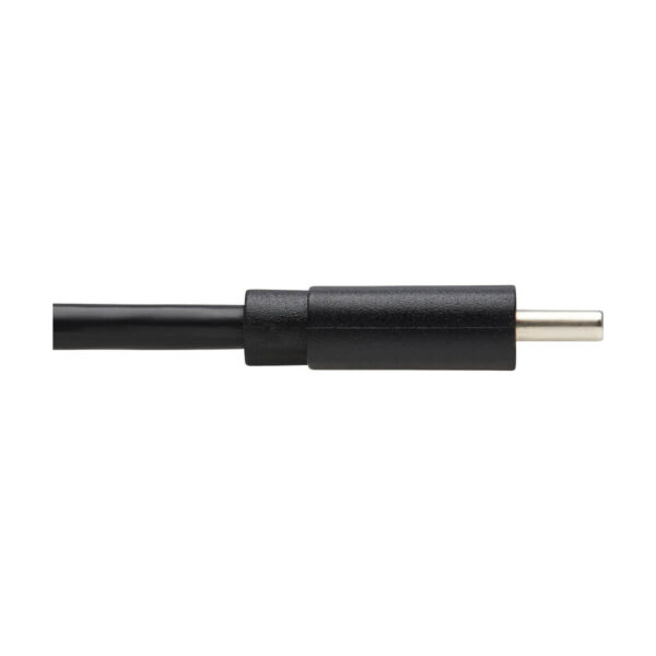 5dcf1a47f79fe465469224e257c5bde4-1 Tripp Lite series USB-C Cable (M/M) - USB 2.0, Right-Angle Plug, Black, 2 m (6.6 ft.)