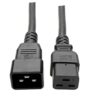 Tripp Lite series Power Extension Cord, C19 to C20 - Heavy-Duty, 20A, 250V, 12 AWG, 10 ft. (3.05 m), Black