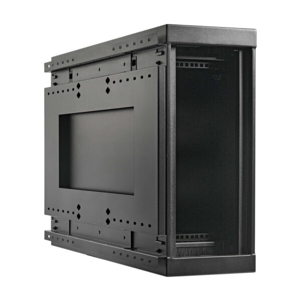 5e31a06f176f4d5d012a5cc9619c6d50 Tripp Lite series SmartRack 4U Low-Profile Side-Mount Wall-Mount Mini Rack Enclosure, Black