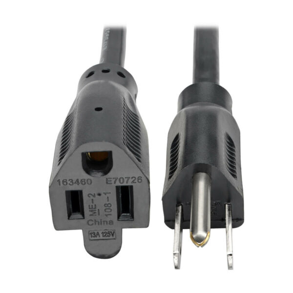 Tripp Lite series Power Extension Cord, NEMA 5-15P to NEMA 5-15R - 13A, 120V, 16 AWG, 25 ft. (7.62 m), Black