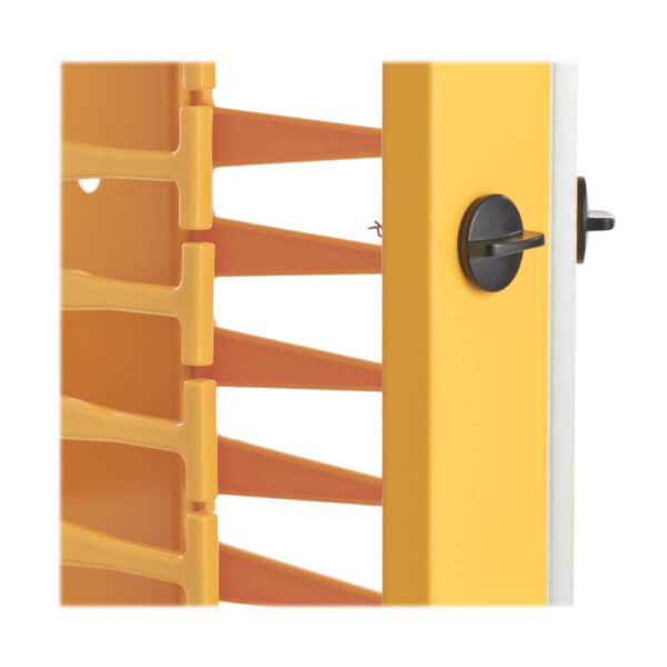 5ea07a31a67f8f1ec6b7a7960d056d05 Tripp Lite series High-Capacity Vertical Cable Manager - Deep Double Finger Duct with Cover, Double Sided, 6 in. Wide, Yellow/Black, 7 ft. (2.2 m)