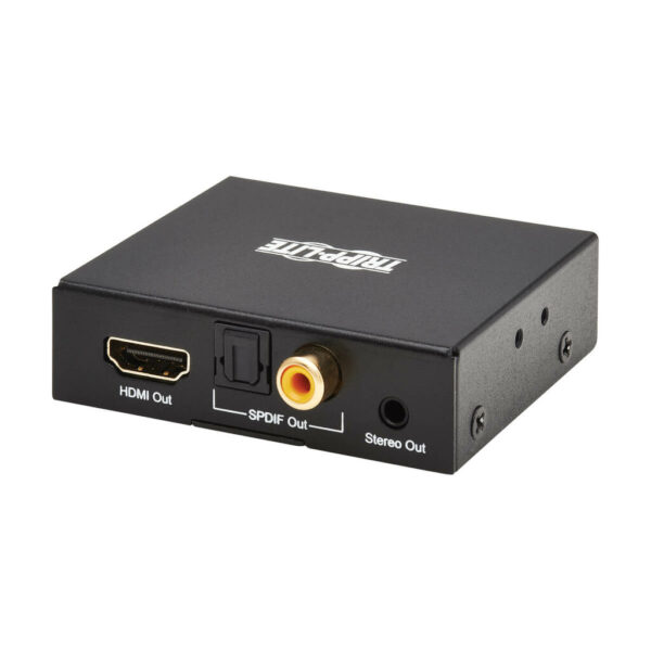 5ea129a2599e04697a0c20118a658ec0 Tripp Lite series 4K HDMI Audio De-Embedder/Extractor with TOSLINK, RCA and 3.5 mm Stereo Output, 5.1 Channel, HDCP 2.2, 4K 60 Hz