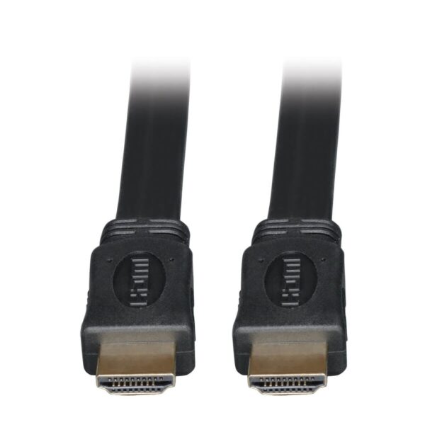 5eda21496aba5ce0f53a5b4652582c4b-1 Tripp Lite series High-Speed HDMI Flat Cable, Digital Video with Audio, UHD 4K (M/M), Black, 6 ft. (1.83 m)