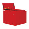 Tripp Lite series SmartRack Outdoor Industrial Enclosure with Lock - NEMA 4, Surface Mount, Metal Construction, 12 x 12 x 10 in., Red