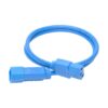 Tripp Lite series PDU Power Cord, C13 to C14 - 10A, 250V, 18 AWG, 3 ft. (0.91 m), Blue