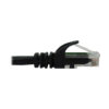 5eec15cf500656f2d670fa434491aba3-1 Tripp Lite series Cat6a 10G Snagless Molded UTP Ethernet Cable (RJ45 M/M), PoE, Black, 1 ft. (0.3 m)