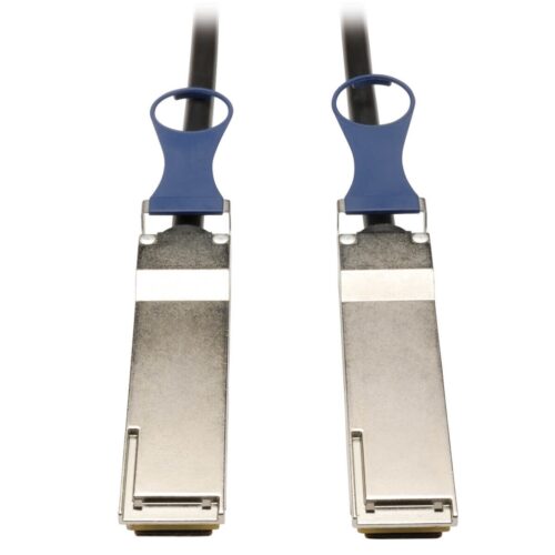 Tripp Lite series QSFP+ to QSFP+ 40Gb Passive DAC Copper Infiniband Cable, QSFP-H40G-CU3M Compatible, 3M (9.84 ft.)
