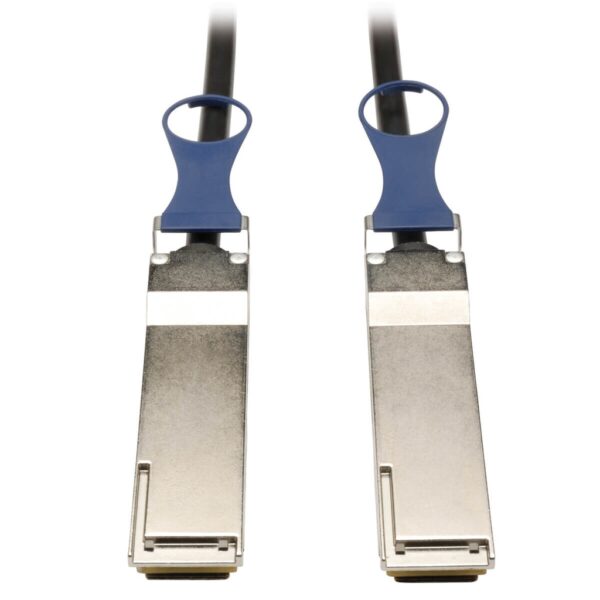 5f5714beb431bda14860d641afa5d482 Tripp Lite series QSFP+ to QSFP+ 40Gb Passive DAC Copper Infiniband Cable, QSFP-H40G-CU2M Compatible, Black, 2M (6.56 ft.)