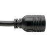 Tripp Lite series Power Extension Cord, NEMA L6-30P to NEMA L6-30R - Heavy-Duty, Locking, 30A, 250V, 10 AWG, 8 ft. (2.43 m), Black