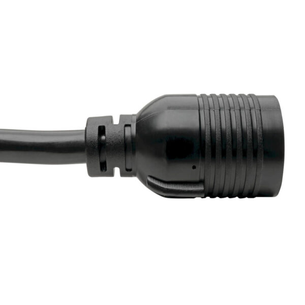 Tripp Lite series Power Extension Cord, NEMA L6-30P to NEMA L6-30R - Heavy-Duty, Locking, 30A, 250V, 10 AWG, 8 ft. (2.43 m), Black