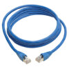 5f7d73de051136a0dcec9571fc513371 Tripp Lite series Cat6a 10G Snagless Shielded STP Ethernet Cable (RJ45 M/M), PoE, Blue, 8 ft. (2.43 m) - N262-008-BL