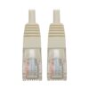 Tripp Lite series Cat5e 350 MHz Molded (UTP) Ethernet Cable (RJ45 M/M), PoE - White, 10 ft. (3.05 m)