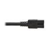 5fef8bf21395e9f8b47e9550b7fb6445-1 Tripp Lite series Power Cord, NEMA 5-15P to C15 - Heavy-Duty, 15A, 125V, 14 AWG, 8 ft. (2.43 m), Black