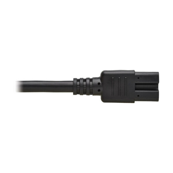 5fef8bf21395e9f8b47e9550b7fb6445-1 Tripp Lite series Power Cord, NEMA 5-15P to C15 - Heavy-Duty, 15A, 125V, 14 AWG, 8 ft. (2.43 m), Black