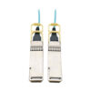 Tripp Lite series QSFP28 to QSFP28 Active Optical Cable - 100GbE, AOC, M/M, Aqua, 3M (9.84 ft.)