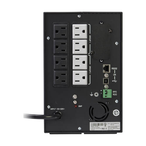 Eaton 5P 1000VA 770W 120V Line-Interactive UPS, 5-15P, 8x 5-15R Outlets, True Sine Wave, Cybersecure Network Card Option, Tower