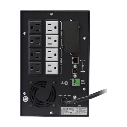 Eaton 5P 1440VA 1100W 120V Line-Interactive UPS, 5-15P, 8x 5-15R Outlets, True Sine Wave, Cybersecure Network Card Option, Tower