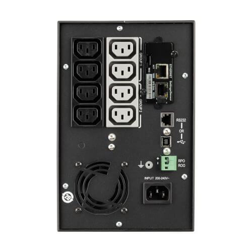 Eaton 5P 1550VA 1100W 230V Line-Interactive UPS, C14 Input, 8 C13 Outlets, True Sine Wave, Cybersecure Network Card Option, Tower
