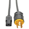 Tripp Lite series Computer Power Cord, NEMA L6-20P to C13 - Heavy-Duty, 15A, 250V, 14 AWG, 6 ft. (1.83 m), Black