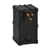 Tripp Lite series Isobar 2-Outlet Surge Protector, Direct Plug-In, 1410 Joules, Diagnostic LEDs, Black Metal Housing