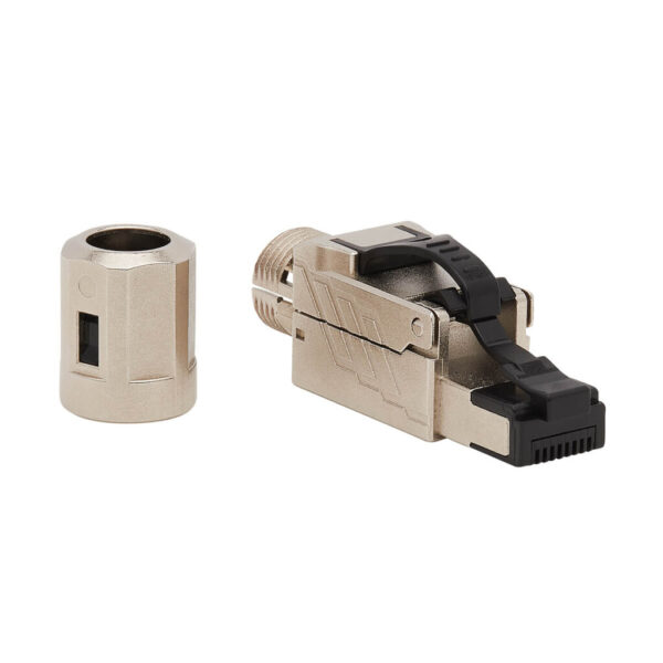 Tripp Lite series Cat6a RJ45 Plug - MPTL, Shielded, 100W High-Power PoE & PoE++, Zinc Die-Cast, Black, TAA