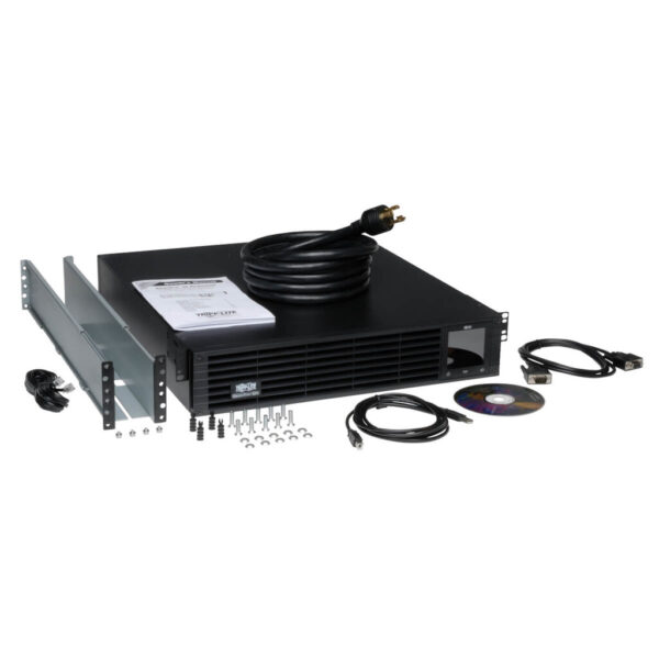 TAA SmartPro 120V 3kVA 2.88kW Line-Interactive Sine Wave UPS, 2U, Extended Run, Network Card Options, LCD, USB, DB9