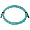 605a039197b2b97117479feb8d4b919a Tripp Lite series 40/100/400G Multimode 50/125 OM3 Fiber Optic Cable (24F MTP/MPO-PC F/F), LSZH, Aqua, 5 m (16.4 ft.)
