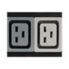 Tripp Lite series 14.4kW 3-Phase Local Metered PDU, 208V Outlets (36 C13, 6 C19, 3 L6-30R) Hubbell 50A CS8365C, 6 ft. (1.83 m) Cord, 0U Vertical, TAA