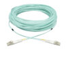 Tripp Lite series 10Gb Duplex Multimode 50/125 OM3 LSZH Fiber Patch Cable, (LC/LC) - Aqua, 8M (26 ft.)